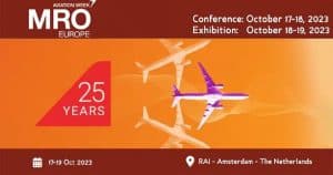 Image avions en maintenance dans le cadre du salon MRO Europe