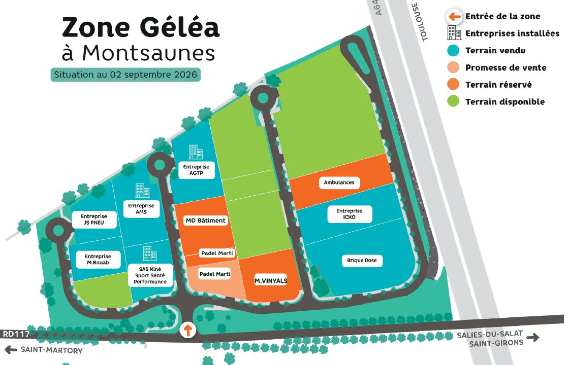 Foncier disponible en haute Garonne